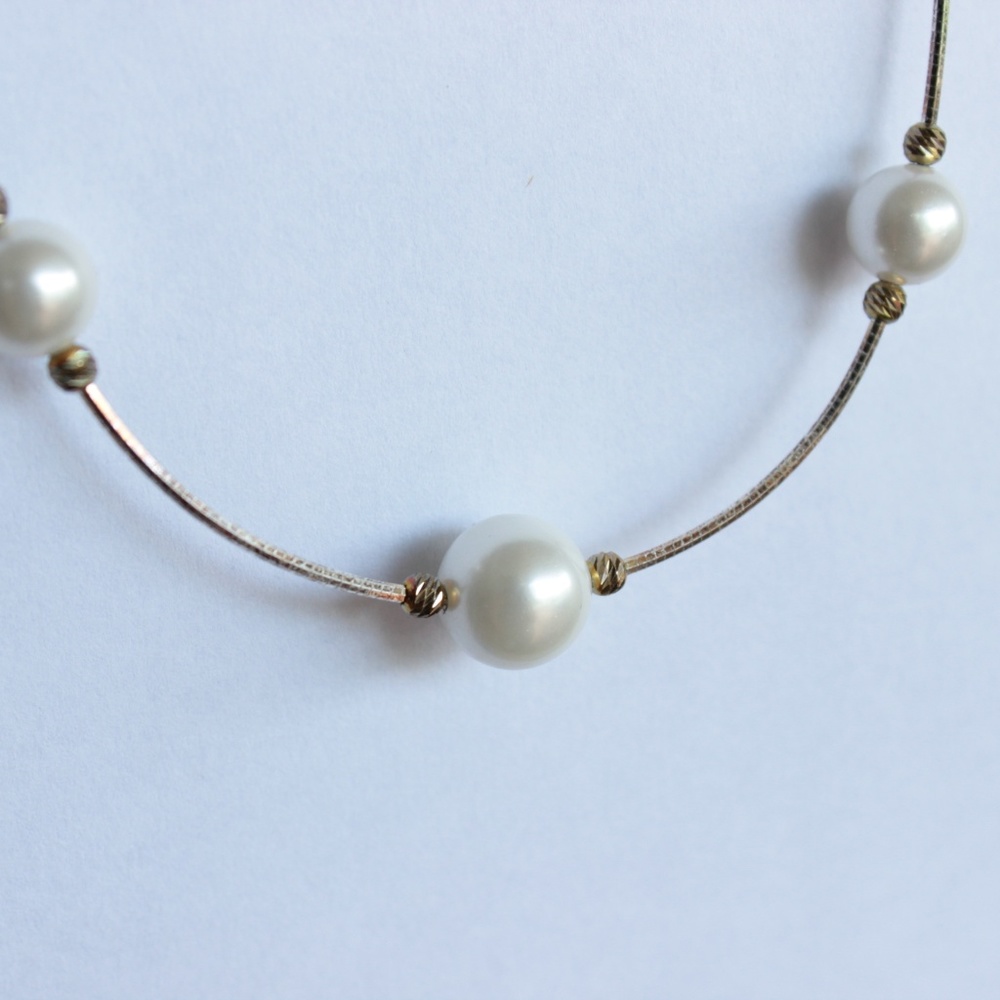 NWT Mia Fiore Sterling Silver and pearls necklace - Picture 1 of 8